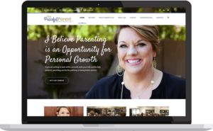 S.MICHAEL Creative Branding - Lisa Smith The Peaceful Parent Website Portfolio Shot