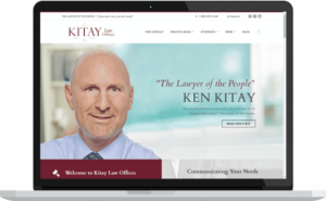 S.MICHAEL Creative Branding - Kitay Law Offices Website Portfolio Shot