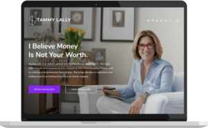 S.MICHAEL Creative Branding - Tammy Lally Website Portfolio Shot